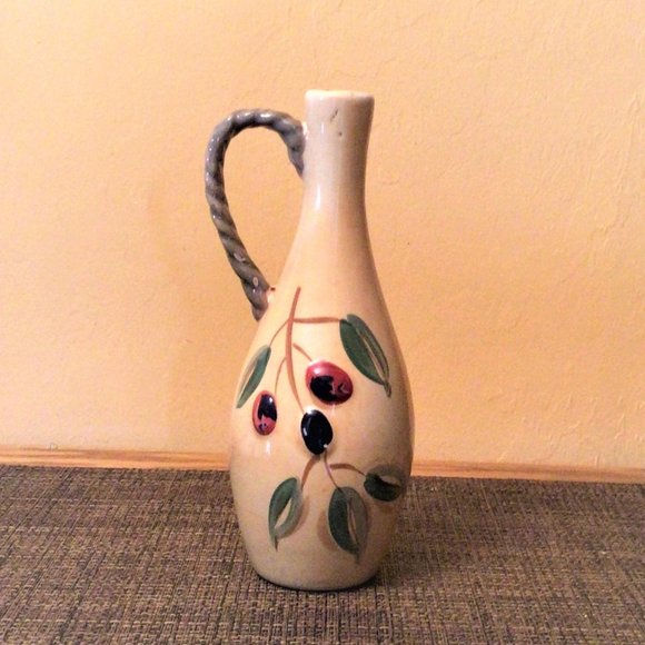 Vintage Gibson Everyday Ceramic Pitcher Jug Vase With Handle Pottery - Picture 1 of 7